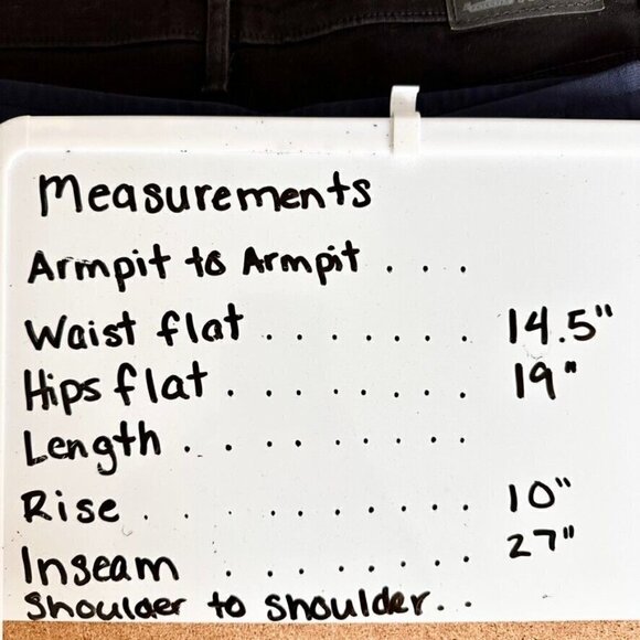 Olsen Womens Lisa Straight Leg Pants Size S Neo Bohemian Navy Blue Comfort NWT - Picture 13 of 13